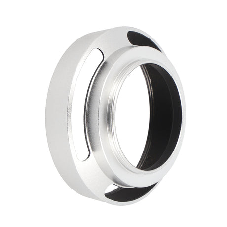 Metall Gegenlichtblende Silber – Hohlprofil Design – Schraubmontage