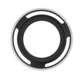 Metall Gegenlichtblende Silber – Hohlprofil Design – Schraubmontage