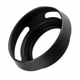 Metall Gegenlichtblende Schwarz – Hohlprofil Design – Schraubmontage