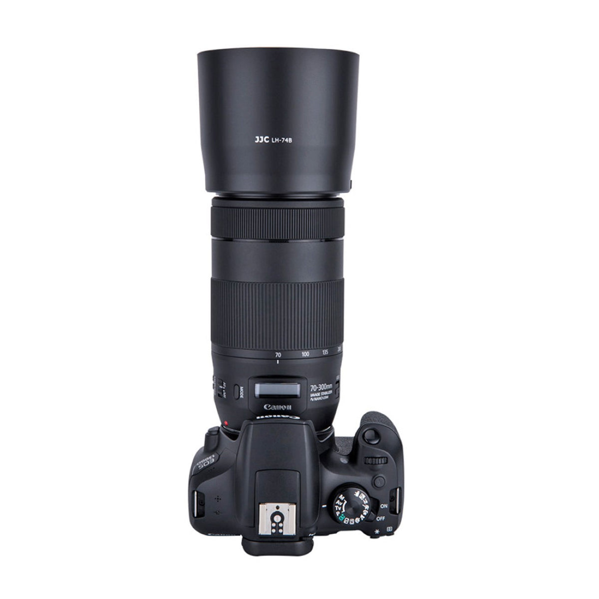 Gegenlichtblende wie Canon ET-74B Präziser Schutz für Ihre Kameraobjektive LH-74B