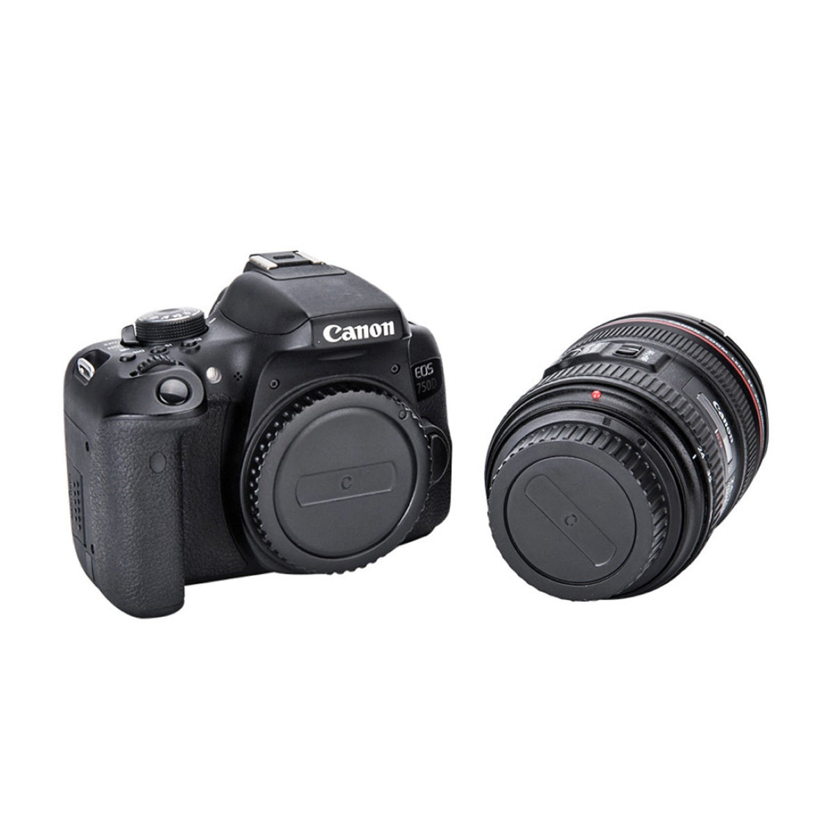 Gehäusedeckel + Objektivdeckel für Canon EOS Kameras & EF/EF-S Objektive L-R1