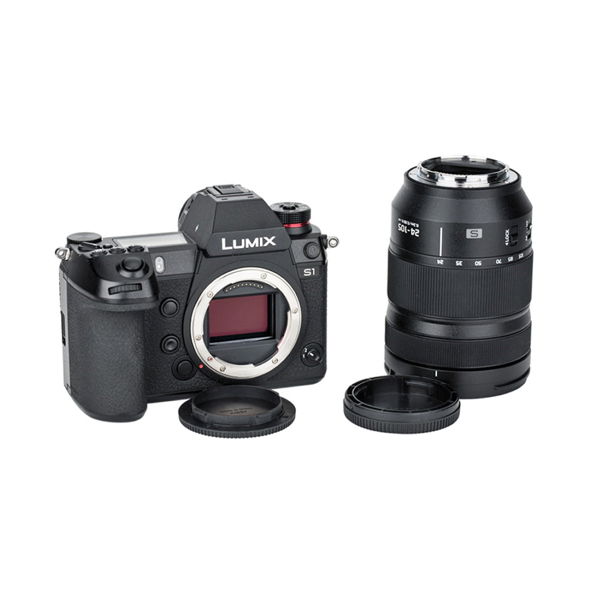 Gehäusedeckel + Objektivdeckel für Panasonic Leica Sigma L-Mount Kameras und Objektive L-RLL