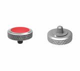 Deluxe Soft Release Button Kupfer & Silikon stilvolle Kamera-Dekoration inkl. 2 Gummiringe Rot