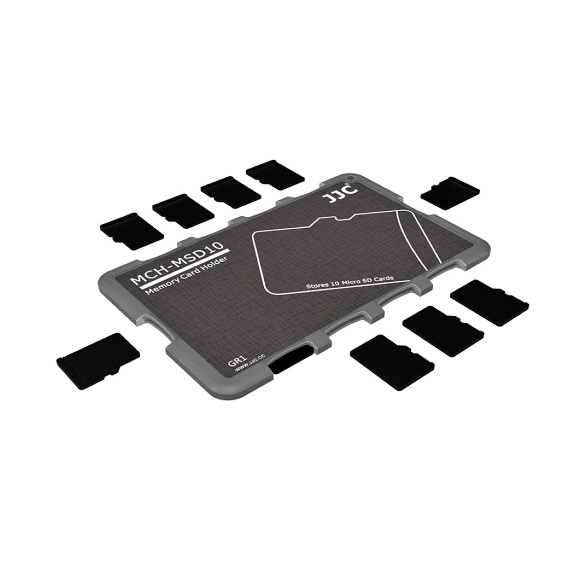 Speicherkartenhalter leicht kompakt Staubschutz für 10 Micro SD Karten