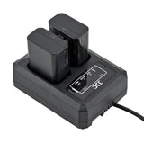 USB Dual Akku Charger für Sony NP-FW50
