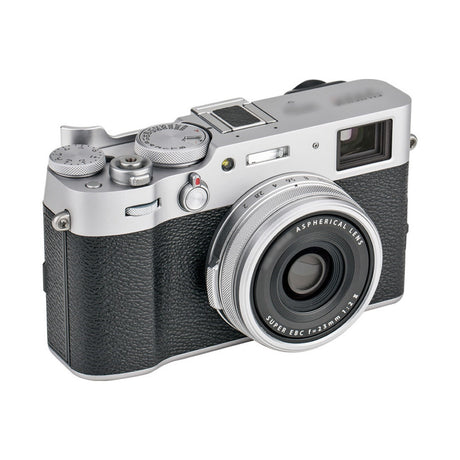 Kamera Handgriff Thumbs Up für zB. Fujifilm X100VI X-E4 X-E3 Sicherer Halt & Komfort Silber