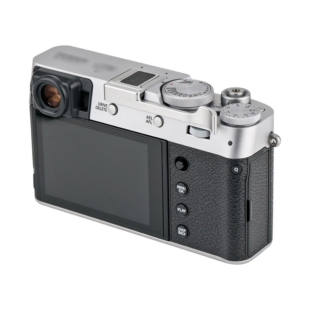 Kamera Handgriff Thumbs Up für zB. Fujifilm X100VI X-E4 X-E3 Sicherer Halt & Komfort Silber