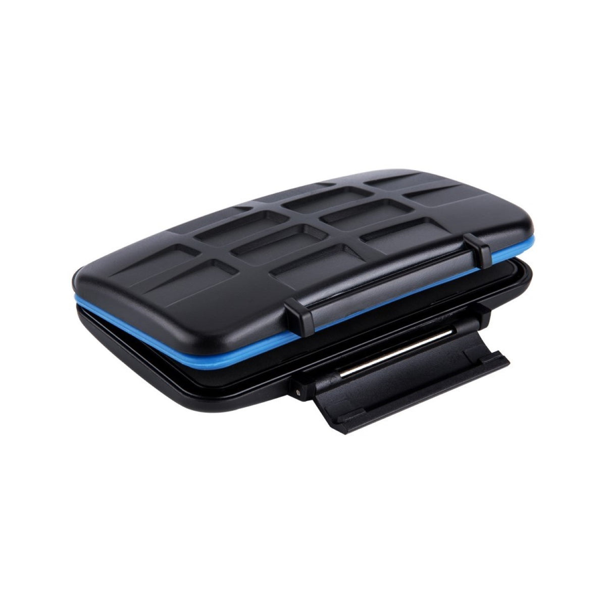 Speicherkarten Schutzbox Staub+Wasserdicht gummierte Innenausstattung 8x SD/Micro SD