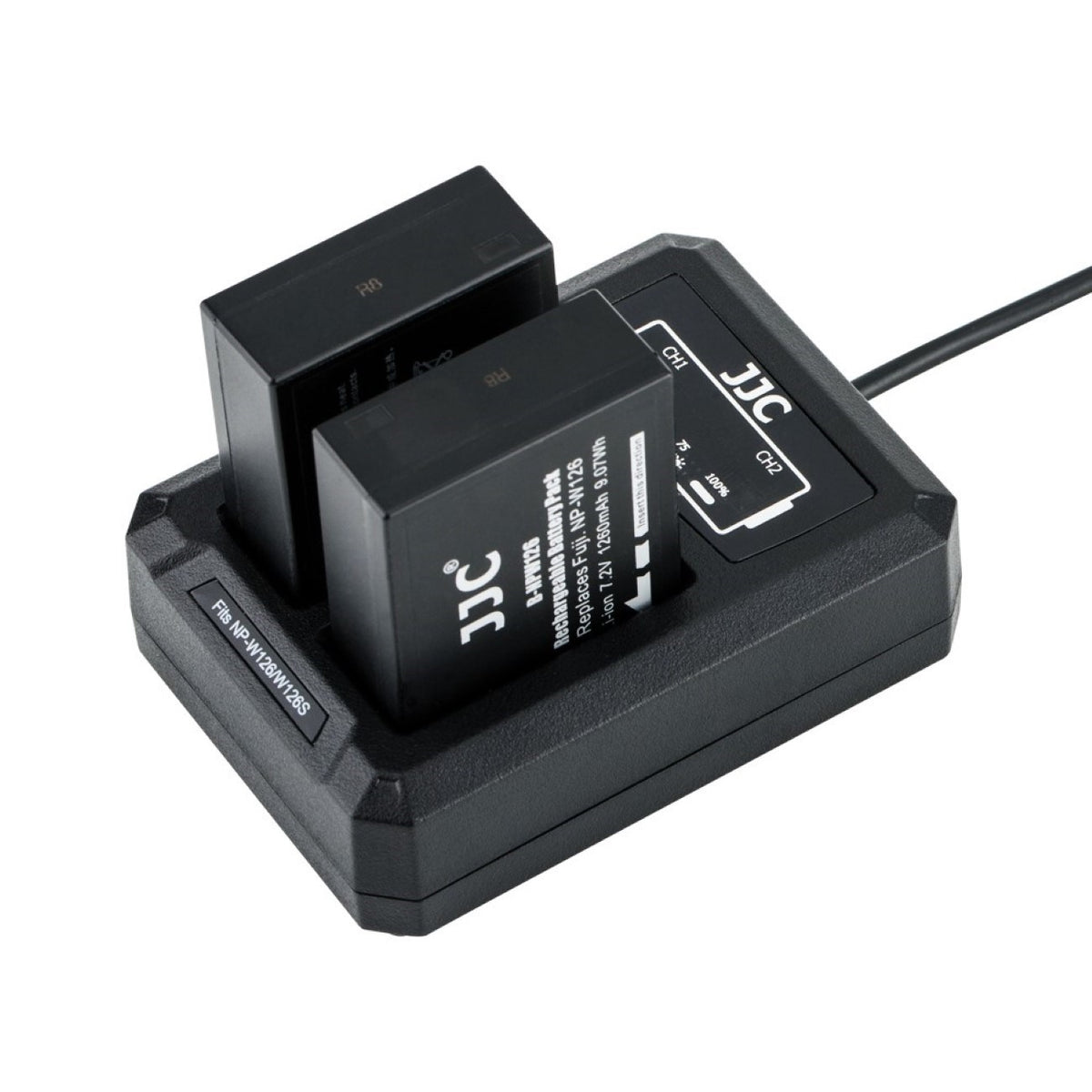 USB Dual Akku Charger für Fujifilm NP-W126S