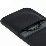 Faltbare Filtertasche für 3 Filter bis 95mm Durchmesser Grau
