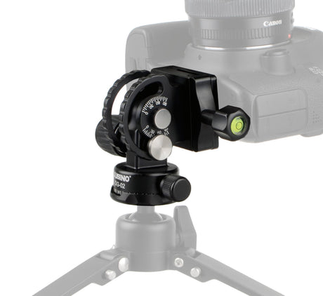 JUSINO Hochleistungs-Neigekopf für Monopods Hydraulische Federung 360° Schwenkfunktion DG-02
