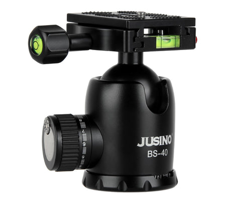 JUSINO Robuster Kugelkopf Stativkopf bis 20kg belastbar BS-40