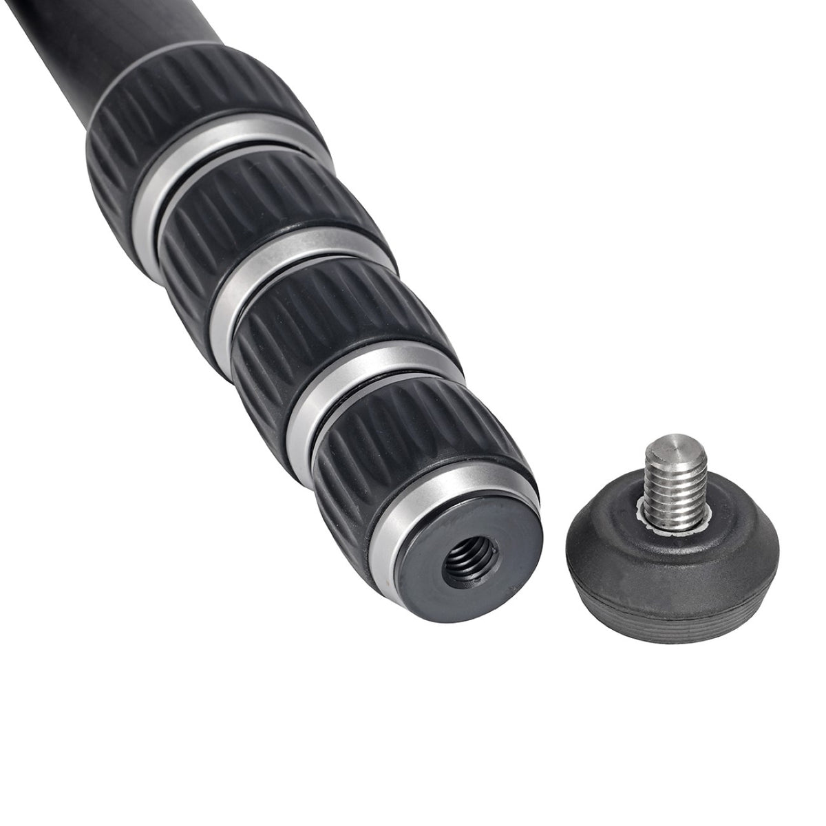 JUSINO Robustes leichtes Karbon-Monopod mit 5 Segmenten bis 140cm 12kg MP-325C