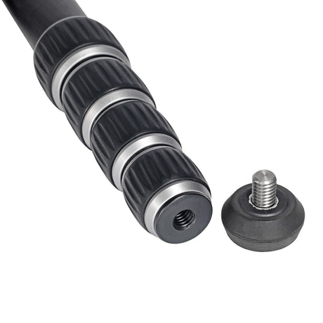 JUSINO Robustes leichtes Karbon-Monopod mit 5 Segmenten bis 140cm 12kg MP-325C