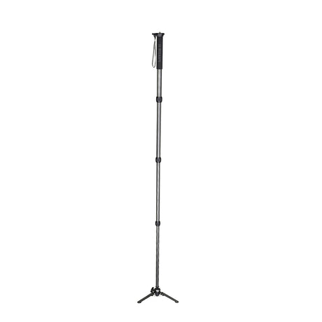 JUSINO Karbon Monopod mit abnehmbarem Fuß/Tischstativ Schnelldrehverschlüsse bis 153cm/6kg VM-254C