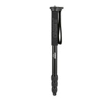 JUSINO Aluminium-Monopod mit abnehmbarem Fuß Tischstativ Schnelldrehverschlüsse bis 164cm 10kg VM-284