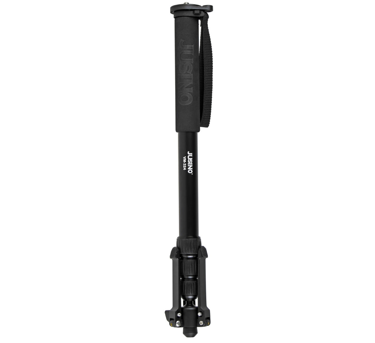 JUSINO Monopod mit abnehmbarem Fuß Tischstativ Schnelldrehverschlüsse bis 170cm 12kg VM-324