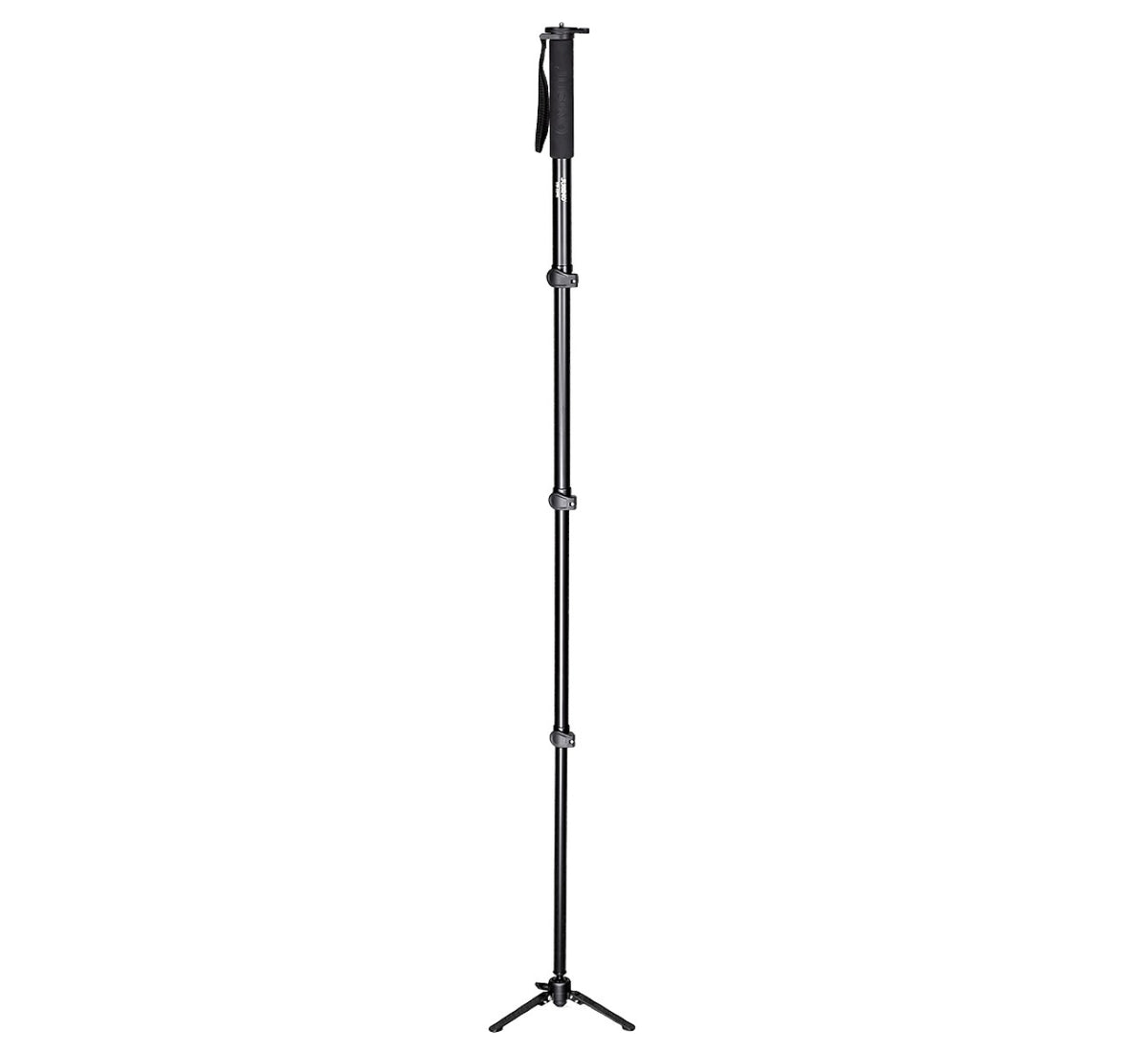 JUSINO Monopod mit abnehmbarem Fuß Tischstativ Schnelldrehverschlüsse bis 170cm 12kg VM-324