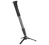 JUSINO Karbon Monopod mit abnehmbarem Fuß Tischstativ Schnelldrehverschlüsse bis 170cm 12kg VM-324C
