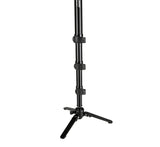 JUSINO Monopod mit abnehmbarem Fuß Tischstativ Schnellspann-Clips bis 170cm 12kg VM-324E