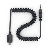 Spiral Adapterkabel RR90 E2 für Timer Fernauslöser an Fujifilm X-T1 X-T10 X-Q2 uvm