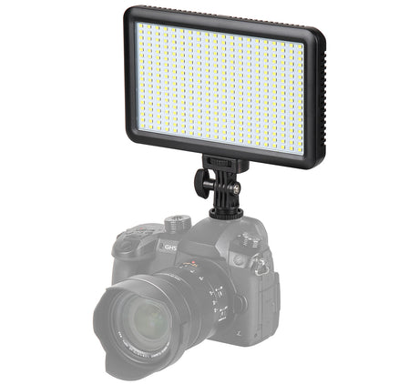 Videoleuchte mit 360 LEDs inklusive Li-Ion Akku und Ladegerät