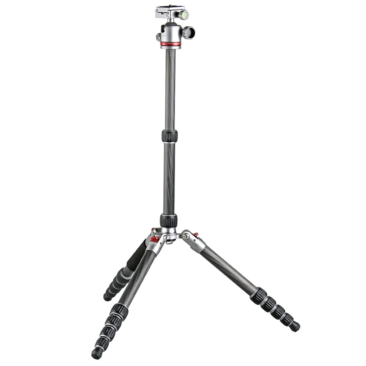 JUSINO Carbon Stativ leicht kompakt Monopod-Funktion bis 130,5cm 5kg + Kugelkopf TK-225 SC GT-30