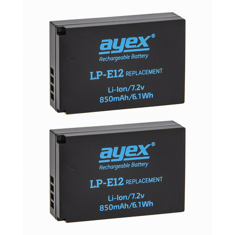 Batteriegriff Set für Canon EOS 100D + IR-Fernauslöser + 2x LP-E12 Akku + 1x USB Dual Ladegerät wie BG-100DH