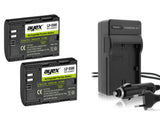 ayex Power Set mit 2x LP-E6N Akku + USB-Ladegerät inkl. Kfz-Ladekabel für zB Canon EOS R 90D