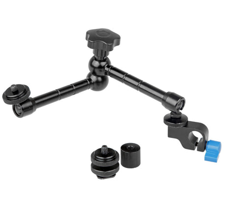 Magic Arm 11 Zoll + Winkelklemme für 15mm Durchmesser Rundstäbe/DSLR Rig Kamera Monitor Videoleuchte