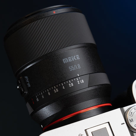 Meike Vollformat Objektiv 55mm F1.8 AF Pro STM Autofokus Portrait für Sony E Mount