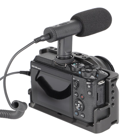 ayex leichtes Richtmikrofon für Camcorder und DSLR Kameras