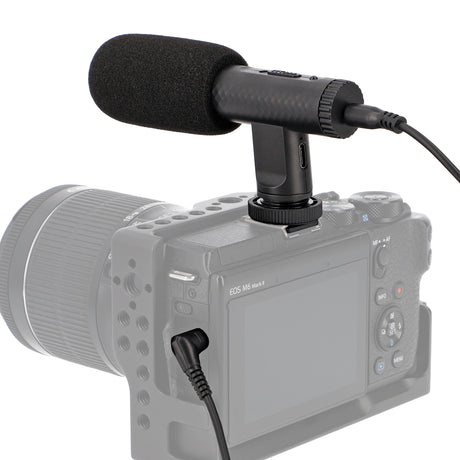ayex leichtes Richtmikrofon für Camcorder und DSLR Kameras