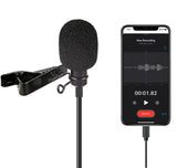 Lavalier-Mikrofon perfekt für Smartphones z.B. für Interviews Livestreams 3,5mm for Smartphone