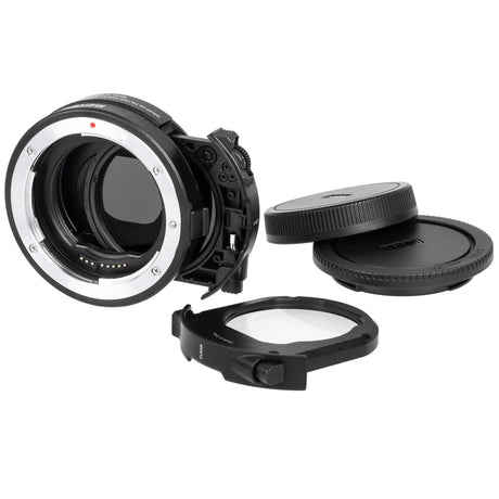 Meike MK-EFTM-C Mount-Adapter für Canon EF auf Canon EOS M Inkl. variablem ND-Filter und klarem UV-Filter