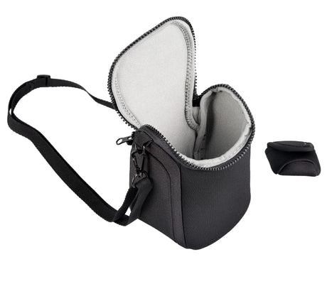 Neopren Kameratasche für Systemkameras, z. B. Sony NEX, Panasonic m4/3