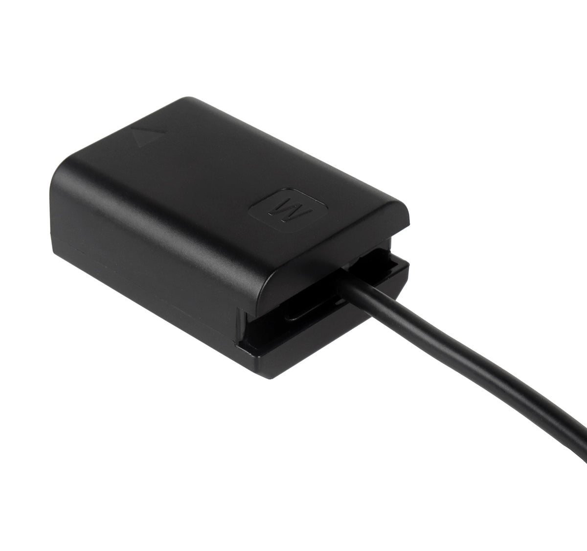 DC-Coupler für Sony Kameras mit NP-FW50 Akku-Dummy für permanente Stromversorgung über z.B. V-Mount Akku