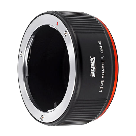 ayex Objektivadapter für Olympus OM Objektive an Sony Alpha E-Mount Kameras OM-E