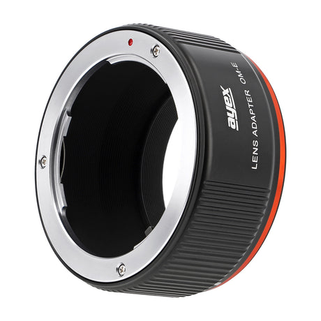 ayex Objektivadapter für Olympus OM Objektive an Sony Alpha E-Mount Kameras OM-E