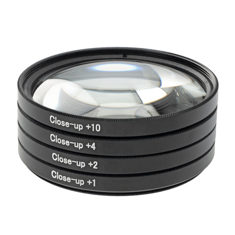 ayex Close up Makro Linsen Set 55mm - 4 teilig (+1, +2 +4, +10)
