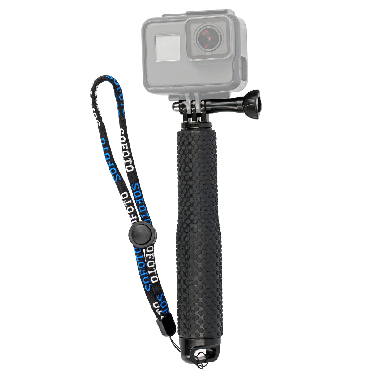 Selfie Stick ausziehbar 32,5cm 3 Sektionen rutschfest wasserfest für GoPro Action Cams