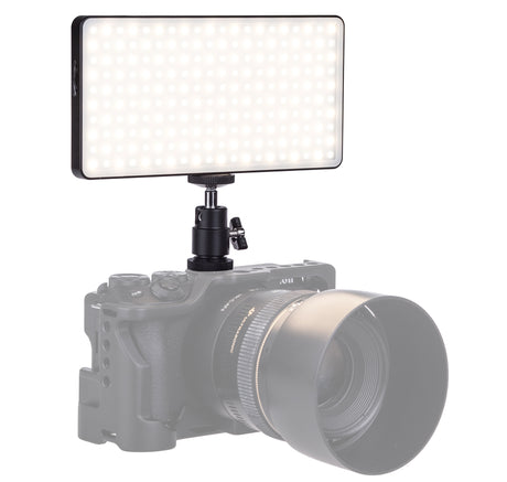 ayex LED Videoleuchte USB perfekte Ausleuchtung von Portraits Produktbildern Dimmbar 3200-5600k 200 LED-Perlen