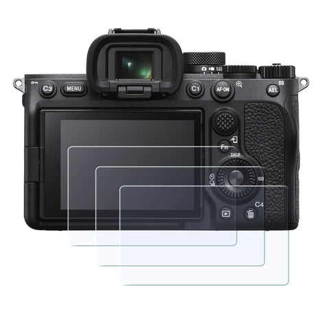 Display-Schutzglas für Sony Alpha A7II, A7SII, A7III, A7RIII, RX1 – 0,3 mm 9H gehärtetes Glas 3 Stück