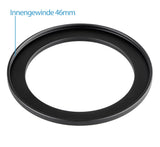 Step Up Ring 43mm-46mm Reduzierring Adapterring Universal passend