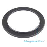Step Up Ring 58mm-62mm Reduzierring Adapterring Universal passend