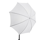 Studio-Durchlichtschirm 84 cm 33" - innen & außen weiß