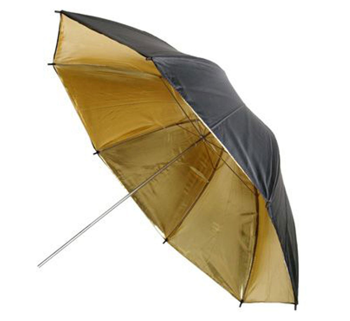 Studio-Reflexschirm 101cm 40" innen gold aussen schwarz