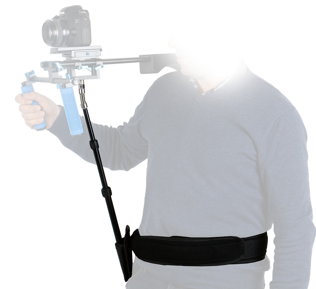 ayex Rig Support Arm, gefederte Rig-Stütze mit Gurt