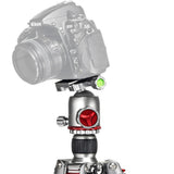 JUSINO Karbon Traveller Tripod mit Kugelkopf Monopod-Funktion bis 171,5cm 15kg TK-284C FGS-36