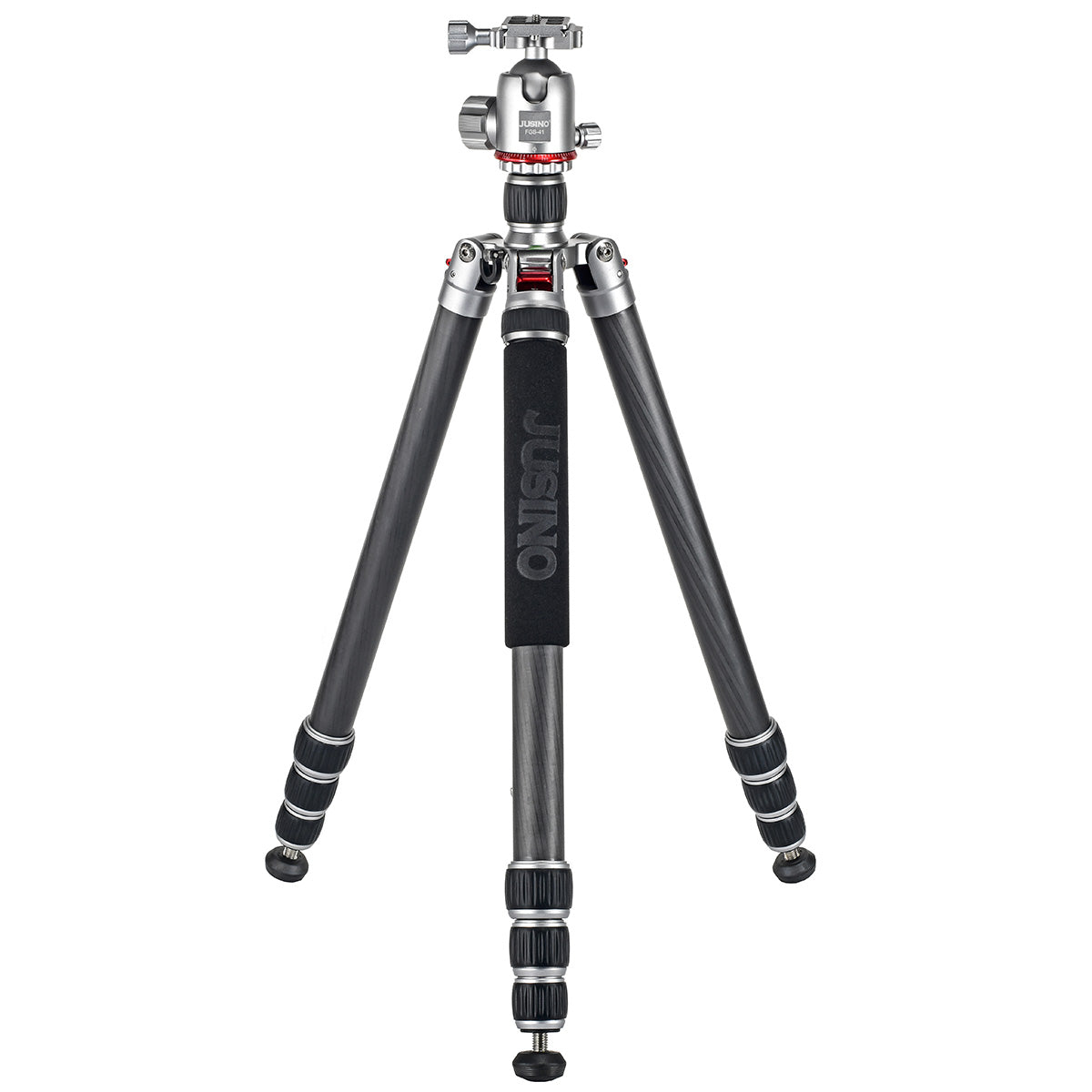 JUSINO Profi Traveller Karbon-Stativ Monopodfunktion bis 182cm 18kg + Kugelkopf FGS-41 TK-324C